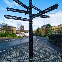 Buy canvas prints of Halifax Signpost by Alison Chambers