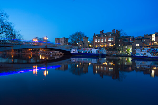York River Ouse Picture Board by Alison Chambers