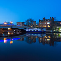 Buy canvas prints of York River Ouse by Alison Chambers