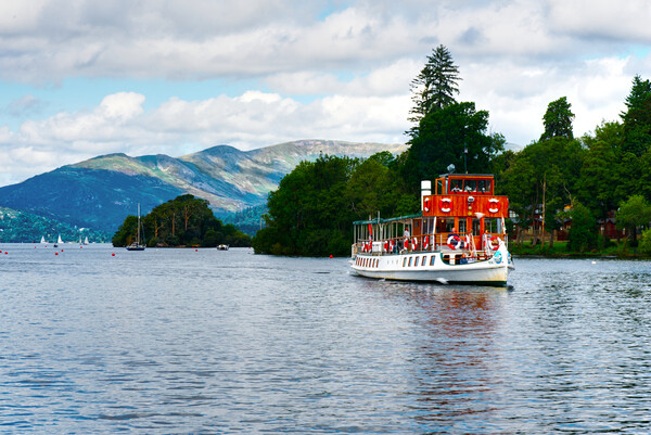 Lake Windermere Cruiser  Picture Board by Alison Chambers