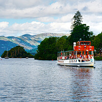 Buy canvas prints of Lake Windermere Cruiser  by Alison Chambers