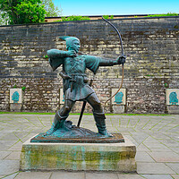 Buy canvas prints of Robin Hood Nottingham by Alison Chambers