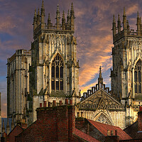Buy canvas prints of York Minster Skyline by Alison Chambers