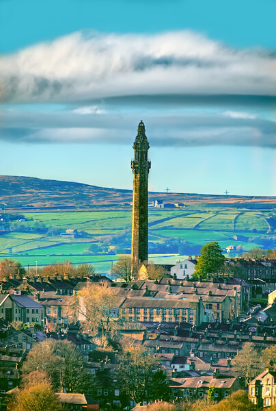 Wainhouse Tower Halifax Picture Board by Alison Chambers