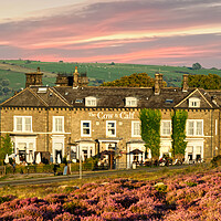 Buy canvas prints of The Cow and Calf Pub Ilkley Moor by Alison Chambers