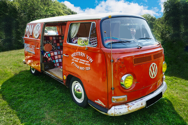 VW Campervan The Weston  Picture Board by Alison Chambers