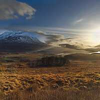 Buy canvas prints of Loch Tulla Viewpoint Scotland  by Alison Chambers