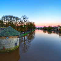 Buy canvas prints of York River Ouse Dawn by Alison Chambers