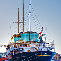 Buy canvas prints of The Royal Yacht Britannia by Alison Chambers