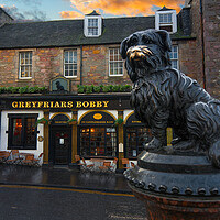 Buy canvas prints of Greyfriars Bobby Edinburgh  by Alison Chambers