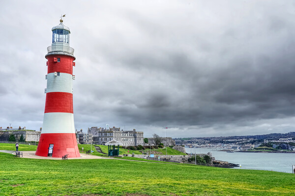 Smeatons Tower on Plymouth Hoe Picture Board by Alison Chambers