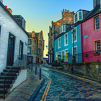 Buy canvas prints of South Queensferry Town by Alison Chambers