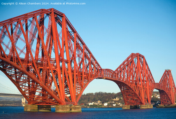 Forth Rail Bridge Picture Board by Alison Chambers