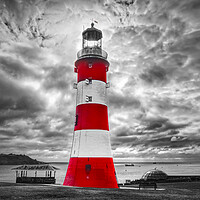 Buy canvas prints of Smeatons Tower on Plymouth Hoe by Alison Chambers