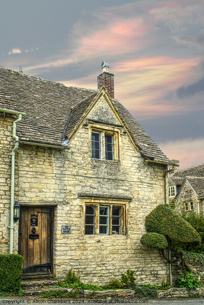 The Little House Burford Picture Board by Alison Chambers