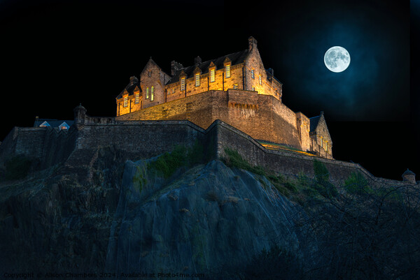 Edinburgh Castle  Picture Board by Alison Chambers