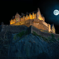 Buy canvas prints of Edinburgh Castle  by Alison Chambers