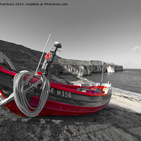 Buy canvas prints of North Landing Flamborough  by Alison Chambers
