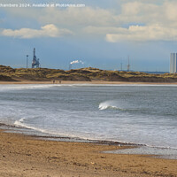 Buy canvas prints of Coatham Sands Redcar by Alison Chambers