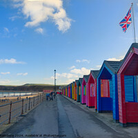 Buy canvas prints of Saltburn by the Sea Seafront by Alison Chambers
