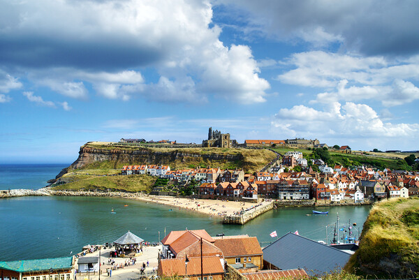 Whitby View Picture Board by Alison Chambers