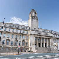Buy canvas prints of Leeds University Parkinson Building by Alison Chambers