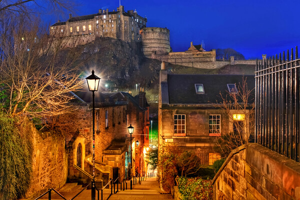 The Vennel Edinburgh  Picture Board by Alison Chambers