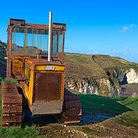 Buy canvas prints of Rust In Peace Flamborough North Landing  by Alison Chambers