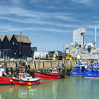 Buy canvas prints of Whitstable Harbour  by Alison Chambers