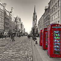 Buy canvas prints of The Royal Mile Edinburgh  by Alison Chambers