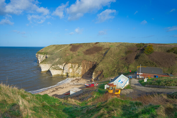 Flamborough North Landing  Picture Board by Alison Chambers