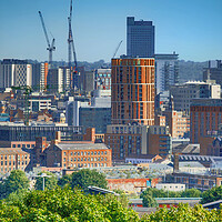 Buy canvas prints of Leeds City Centre Skyline by Alison Chambers