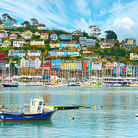 Buy canvas prints of Kingswear Dartmouth by Alison Chambers