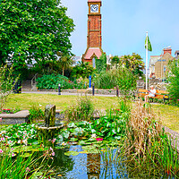 Buy canvas prints of Seaton Jubilee Clock by Alison Chambers