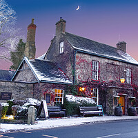 Buy canvas prints of Wentworth Village Pub by Alison Chambers
