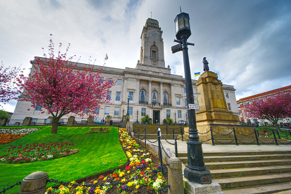 Barnsley Town Hall Picture Board by Alison Chambers