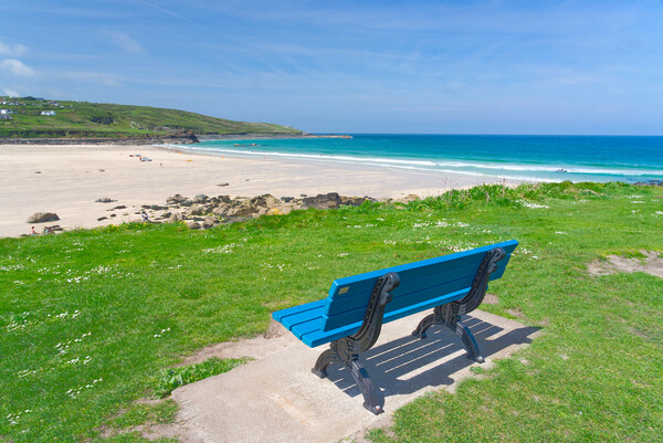 Porthmeor Beach St Ives Picture Board by Alison Chambers