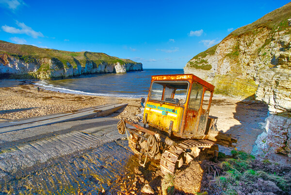 North Landing, Flamborough Picture Board by Alison Chambers