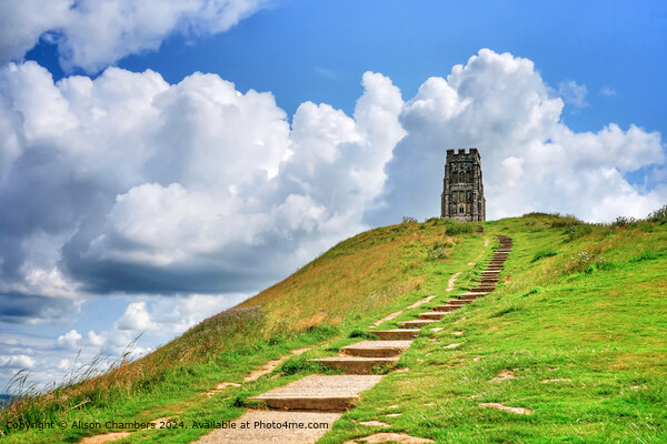 Glastonbury Tor  Picture Board by Alison Chambers