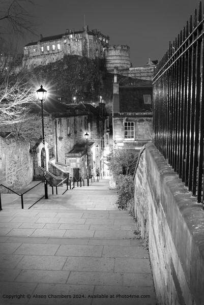 The Vennel Edinburgh  Picture Board by Alison Chambers