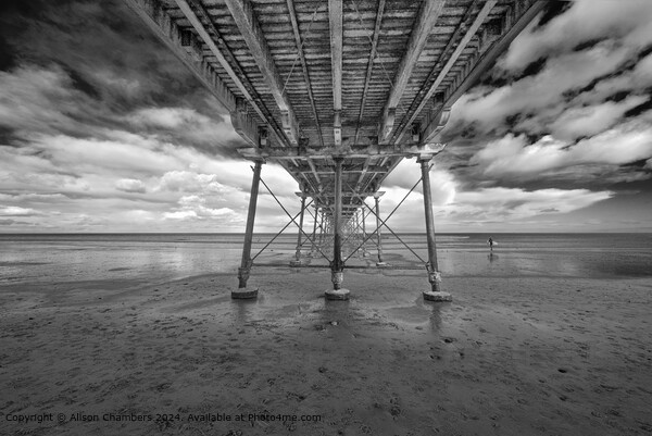 Saltburn Pier  Picture Board by Alison Chambers