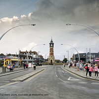 Skegness Clock Tower and Lampposts