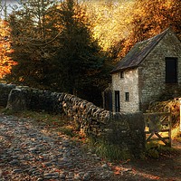 Buy canvas prints of Milldale Dovedale by Alison Chambers