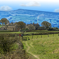 Buy canvas prints of Huddersfield Landscape  by Alison Chambers