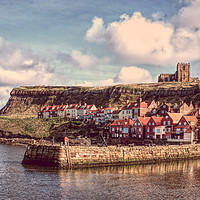Buy canvas prints of Timeless Charm of Whitby Pier by Alison Chambers
