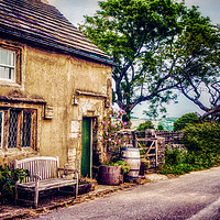 Buy canvas prints of Lane to Midhope Cottage by Alison Chambers