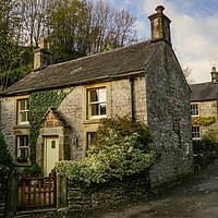 Buy canvas prints of Duck Cottage Milldale by Alison Chambers