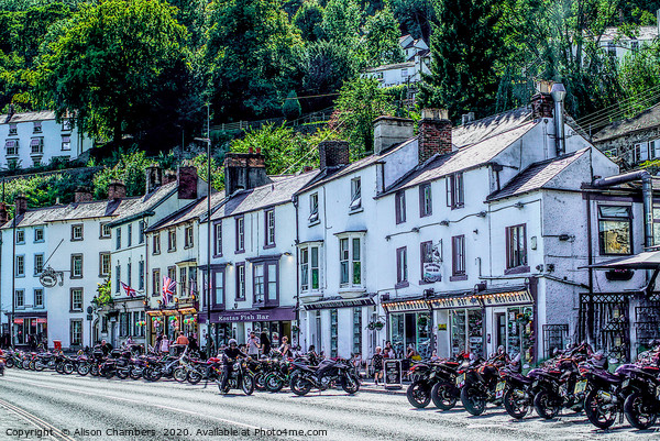 Bikers Mecca at Matlock Bath Picture Board by Alison Chambers