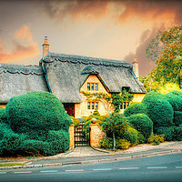 Buy canvas prints of Chipping Campden Cottage by Alison Chambers