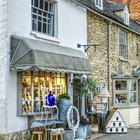 Buy canvas prints of Chic Boutique Shop by Alison Chambers